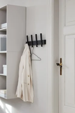 Roon & Rahn by We Do Wood - Reces Knagerække, Sort eg, 48 cm.