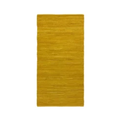 Rug Solid - Bomuldstæppe, amber - 60x90 cm.