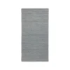 Rug Solid - Bomuldstæppe, light grey - 60x90 cm - lysegrå