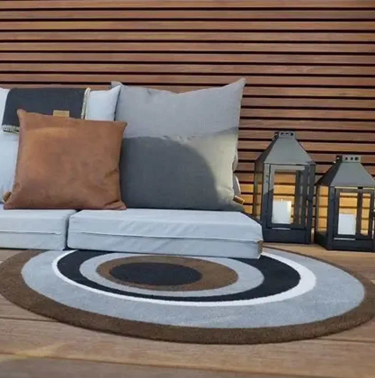 Skriver Collection - Light Grey Outdoor Orlando - 45 x 45 cm
