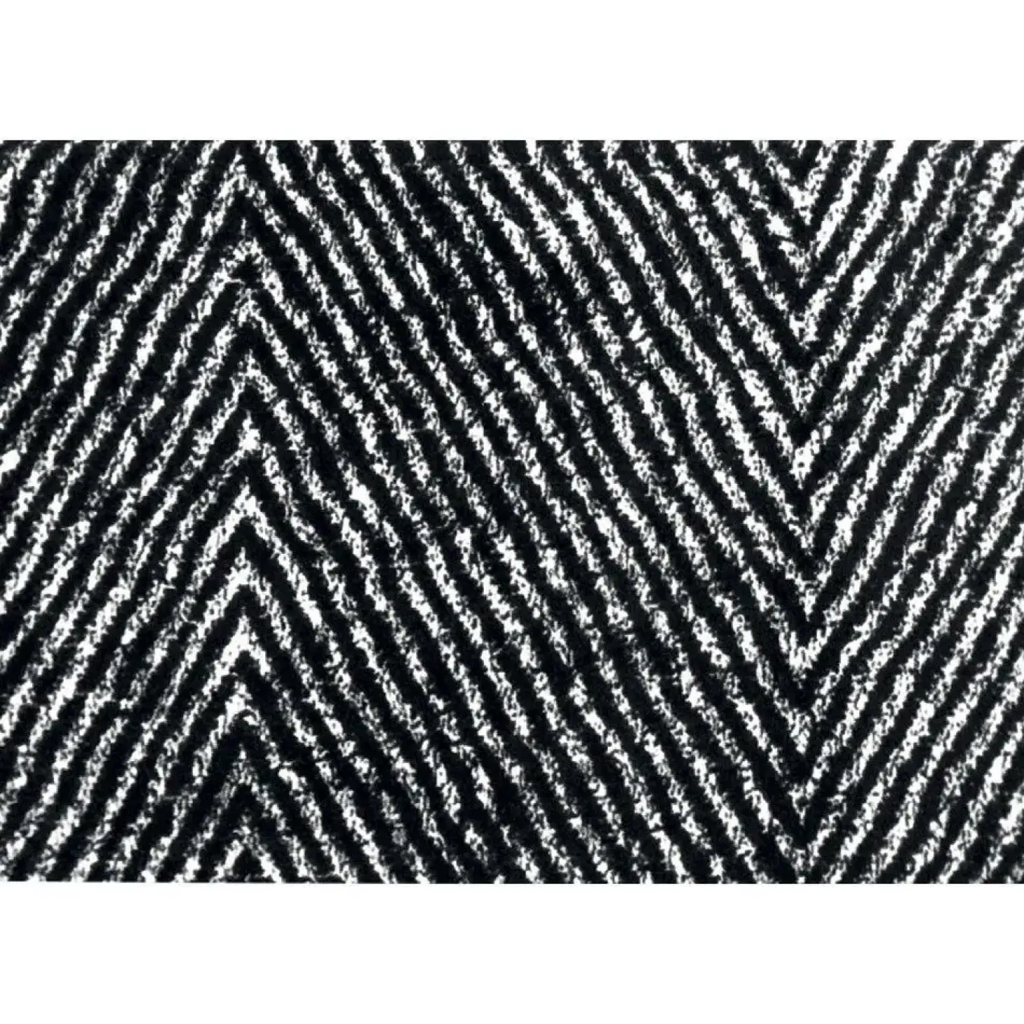 Skriver Collection - Måtte - TrendMat Delux - Herringbone - sort - 200x300 cm