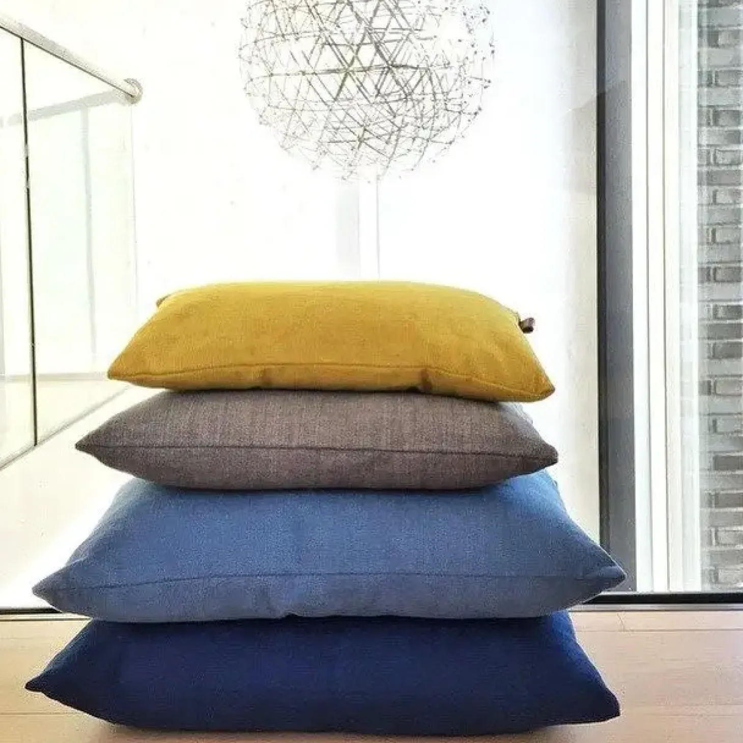 Skriver Collection - Pude - Hotmadi - blå - 45x45 cm