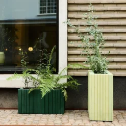 SQUARELY COPENHAGEN - Plantekasse - Unfold WIDE - Forest Green - 77 x 33 x 40 cm