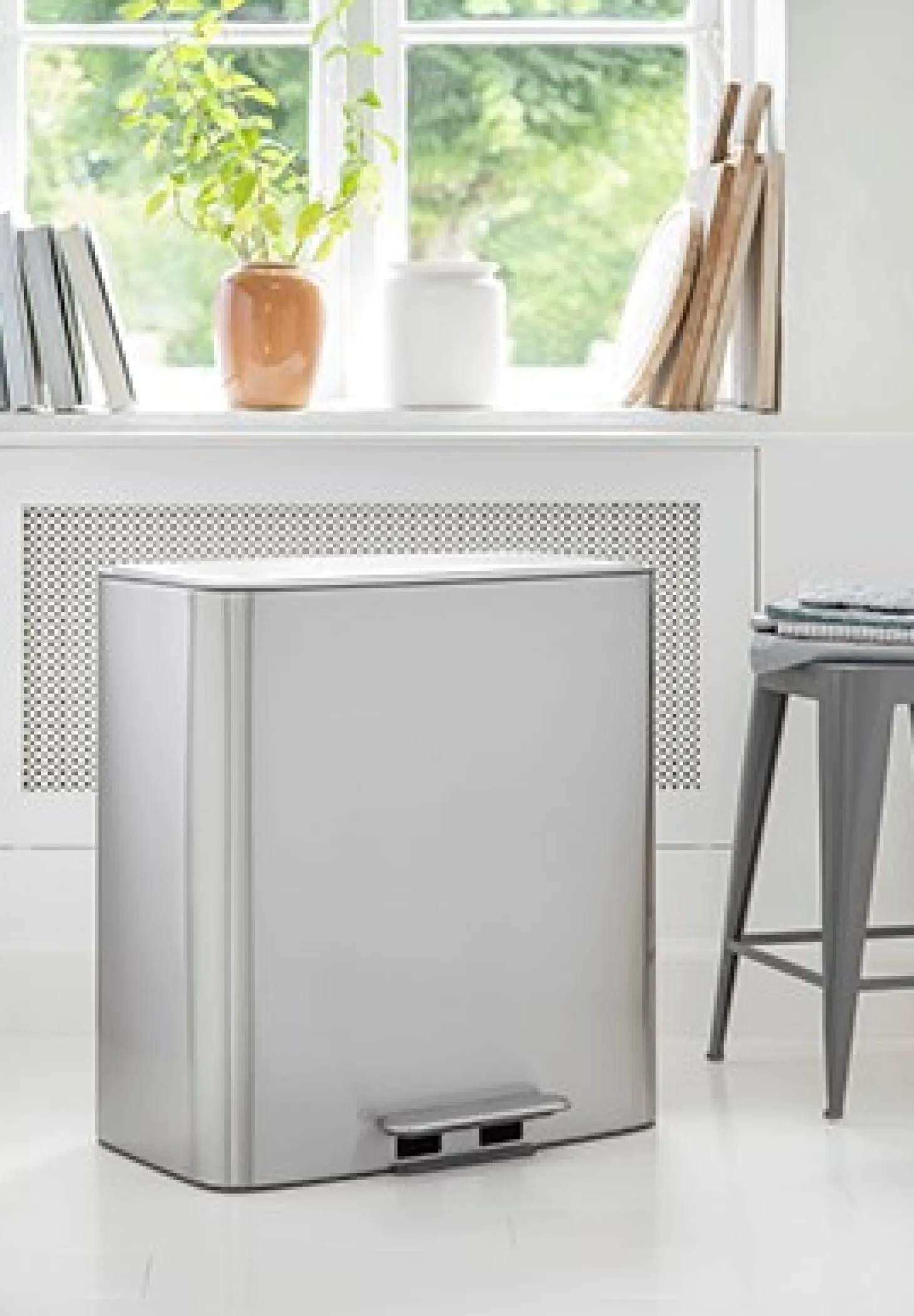 Steel Function - Sorteringsspand med fodpedal - 30L