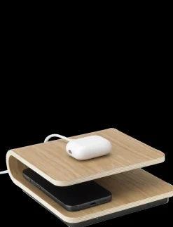 Stelton - Ro trådløs oplader oak