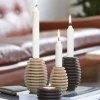 The oak men - Pine tealight - Dark oak