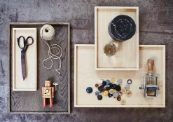 The Oak Men træbakke - Square Tray Small - Eg