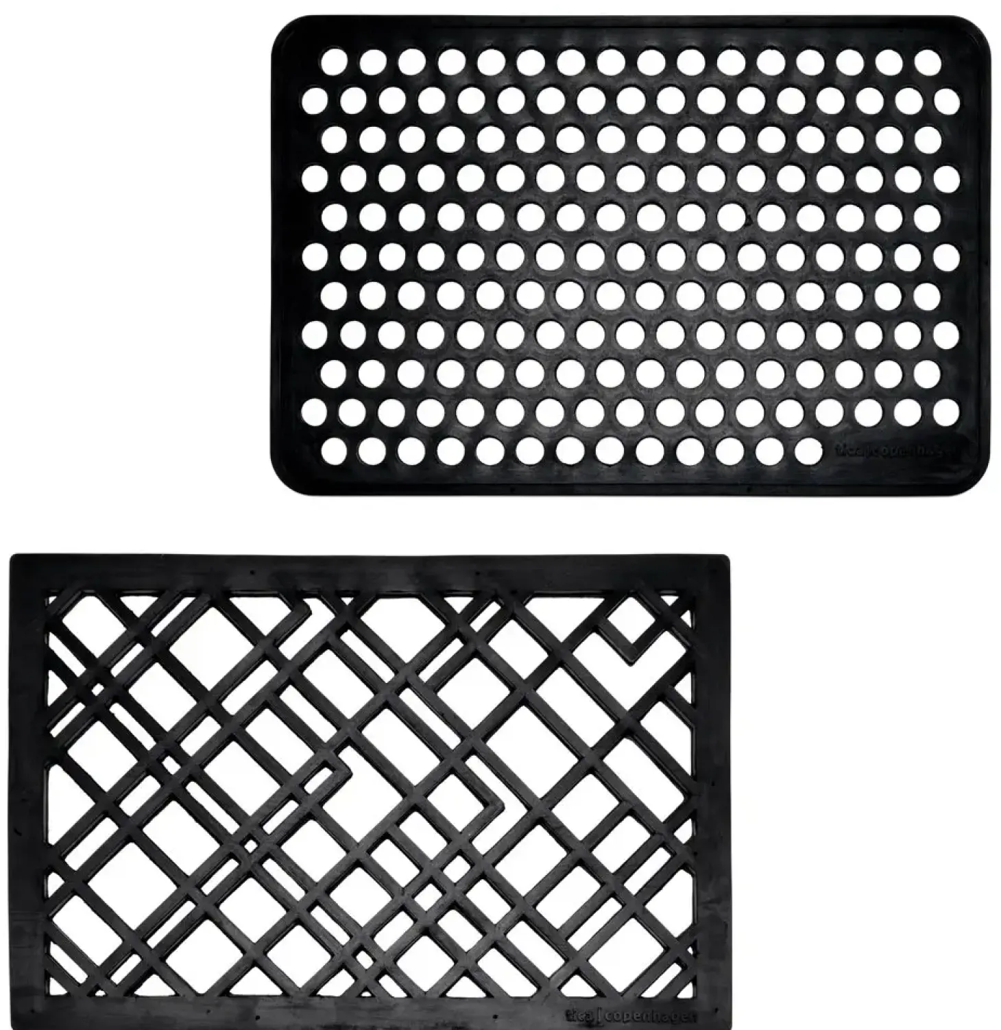 Tica Copenhagen - Dørmåtte - Lines design - Gummi - 40x60 cm