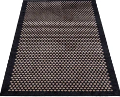 Tica Copenhagen - Løber - Dots - Sort/sand - 90x200 cm