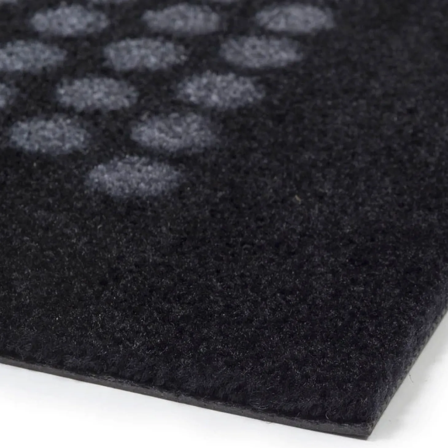 Tica Copenhagen - Løber - Dots - Sort/grå - 90x200 cm