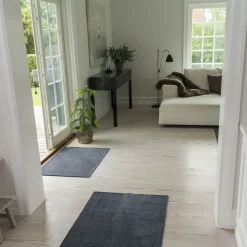 Tica Copenhagen - Smudsmåtte - Ensfarvet - Grå - 90x130 cm