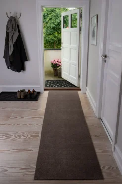 Tica Copenhagen - Smudsmåtte - Ensfarvet - Sand/beige - 67x200 cm