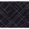 Tica Copenhagen - Smudsmåtte - Lines - Sort/grå - 60x90 cm
