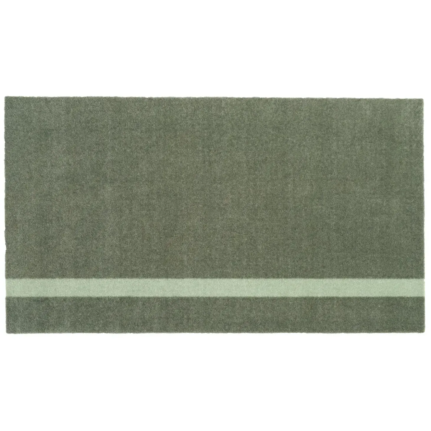 Tica Copenhagen - Smudsmåtte - Stripes Vertical - Lysegrøn/Støvet - 40x60 cm