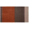 Tica Copenhagen - Smudsmåtte - Stripes Horizon - Brun/Sand/Terracota - 40x60 cm