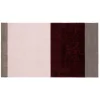 Tica Copenhagen - Smudsmåtte - Stripes Horizon - Bordeaux/Rose/Sand - 67x120 cm
