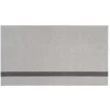 Tica Copenhagen - Smudsmåtte - Stripes Vertical - Lysegrå/Steelgrey - 67x120 cm