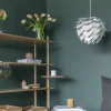 Umage - Lampeskærm - Aluvia Pendel - Pearl white - Mini Ø40 cm