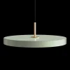 Umage - Pendel - Asteria - Messingtop/Nuance olive - Medium Ø43 cm