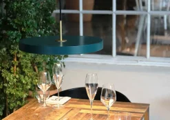 Umage - Pendel - Asteria - Sort top/Forest green - Mini Ø31 cm
