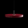 Umage - Pendel - Asteria - Sort top - Ruby red - Mini Ø31 cm