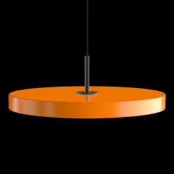 Umage - Pendel - Asteria - Sort top/Nuance orange - Medium Ø43 cm