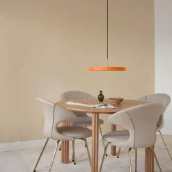 Umage - Pendel - Asteria - Sort top/Nuance orange - Medium Ø43 cm