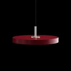 Umage - Pendel - Asteria - Ståltop/Ruby red - Mini Ø31 cm