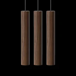 Umage - Pendel Lamper - Chimes Cluster - 3 stk. - Dark oak/Mørk eg