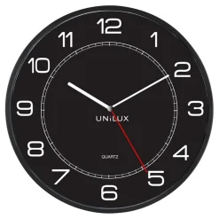 UNILUX - Væg Ur - MEGA UR - Sort