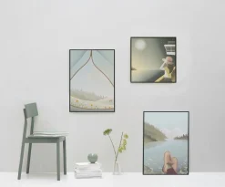 ViSSEVASSE - Plakat "Moonlight Moment" - 40x40 cm