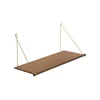We Do Wood - Hylde - Loop Shelf - røget eg/messing