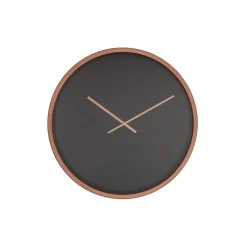 Zuiver - Ur - CLOCK TIME BANDIT - Sort/COPPER - sort/kobber, ø 60 cm.
